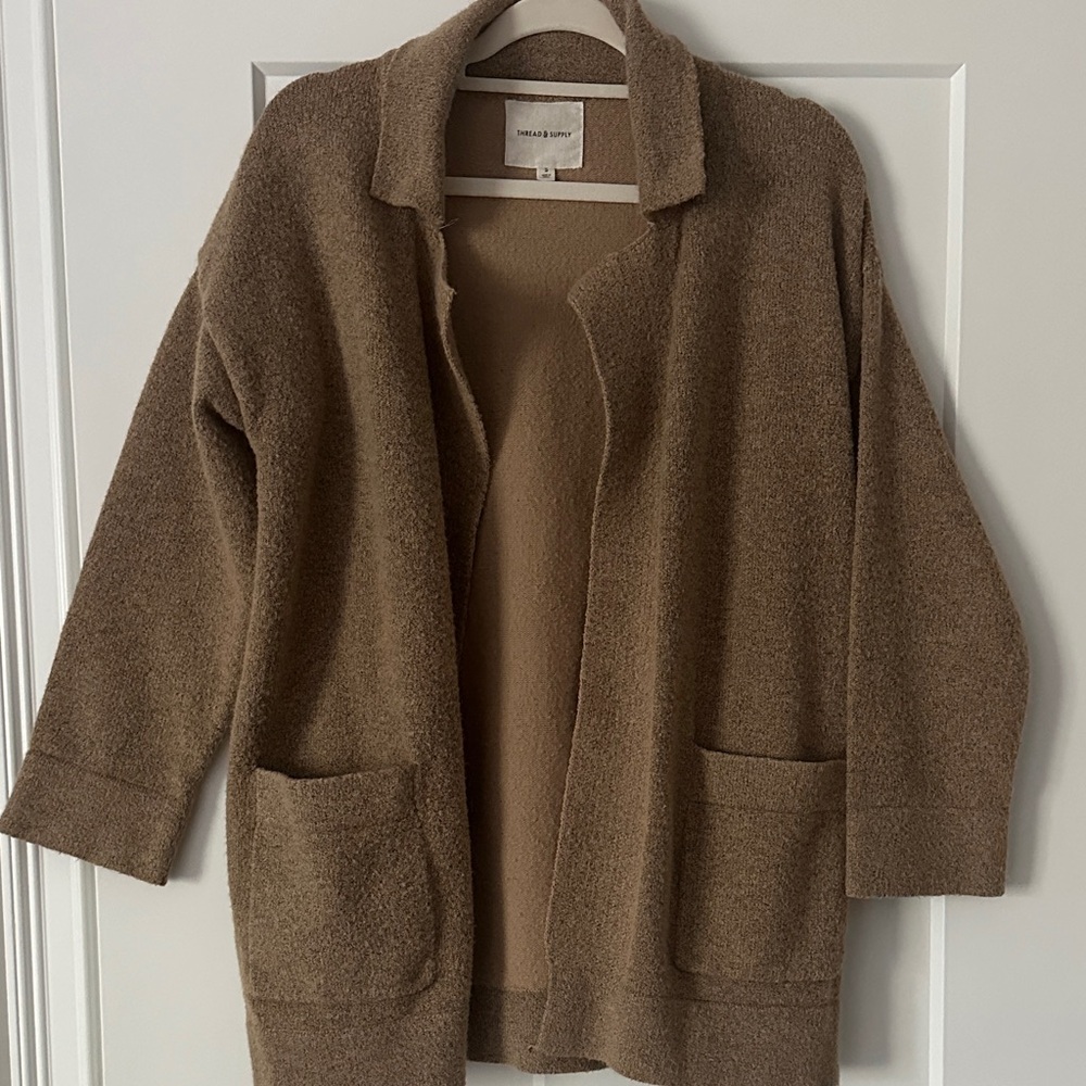 Thread & Supply Open Front Cardigan